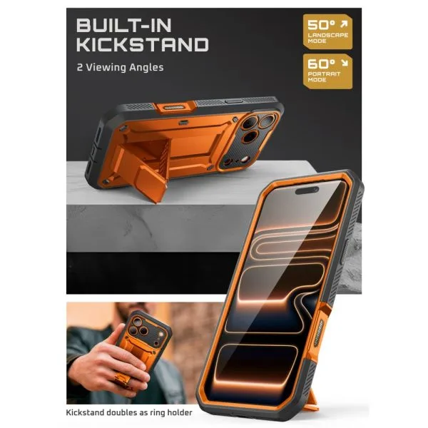 SUPCASE UNICORN BEETLE PRO IPHONE 17 PRO MAX CORAL - Image 5