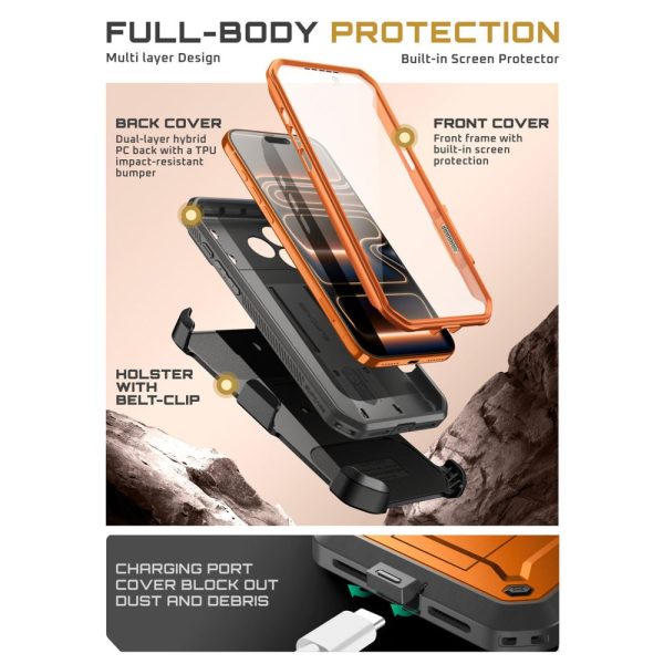 SUPCASE UNICORN BEETLE PRO IPHONE 17 PRO MAX CORAL - Image 6