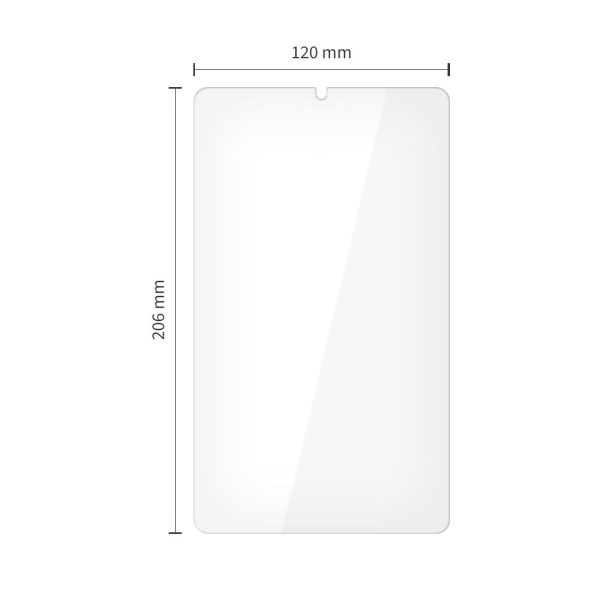 TECH-PROTECT GLASS FIT+ 2-PACK GALAXY TAB A9/A11 8.7 CLEAR - Image 6