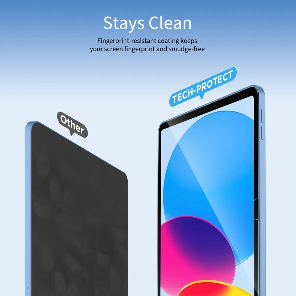 Τζάμι Προστασίας Samsung Galaxy Tab A9+ / A11+ Plus 11.0 Tech-Protect Glass Fit+ 2-Pack Clear - Image 3
