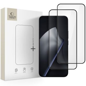SZKŁO HARTOWANE TECH-PROTECT GLASS FIT+ 2-PACK XIAOMI 15T / 15T PRO BLACK