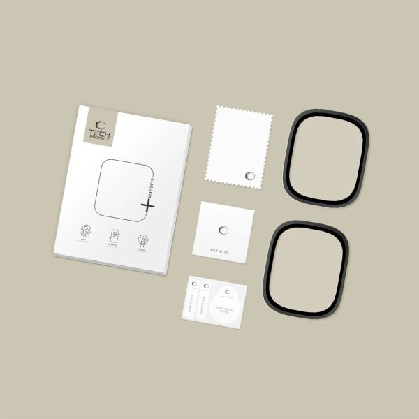 TECH-PROTECT GLASS RING 2-PACK APPLE WATCH ULTRA 1/2/3 (49MM) BLACK - Image 2