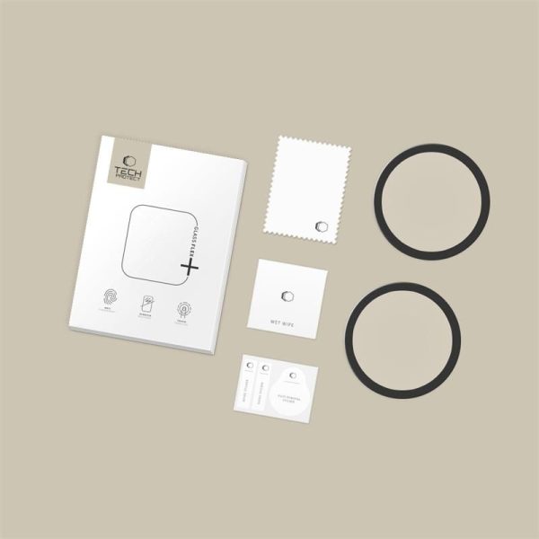 TECH-PROTECT GLASS FLEX+ 2-PACK GARMIN VENU 4 (45 MM) BLACK - Image 5