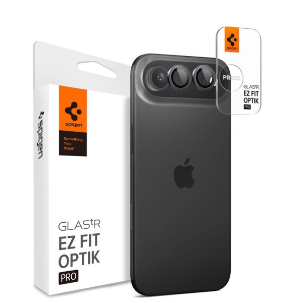 Spigen Glass tR EZ Fit Optik Pro 2 Pack Gray-Apple iPhone Air (AGL10130)