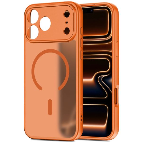 TECH-PROTECT BASICMAG MAGSAFE IPHONE 17 PRO MATTE COSMIC ORANGE - Image 3