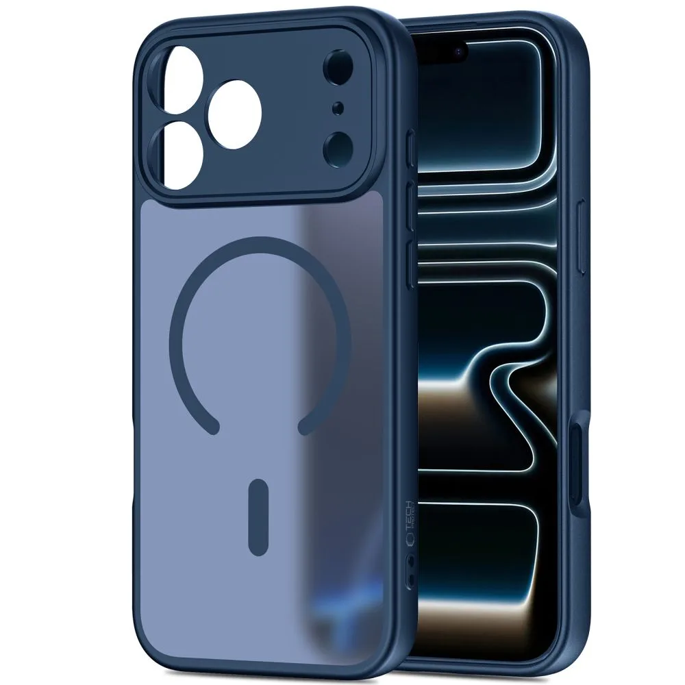 Θήκη iPhone 17 Pro Tech-Protect BasicMag MagSafe Matte Deep Blue - Image 3