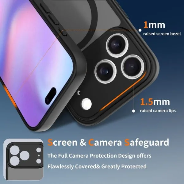 Θήκη iPhone 17 Pro Tech-Protect BasicMag MagSafe Matte Deep Blue - Image 5