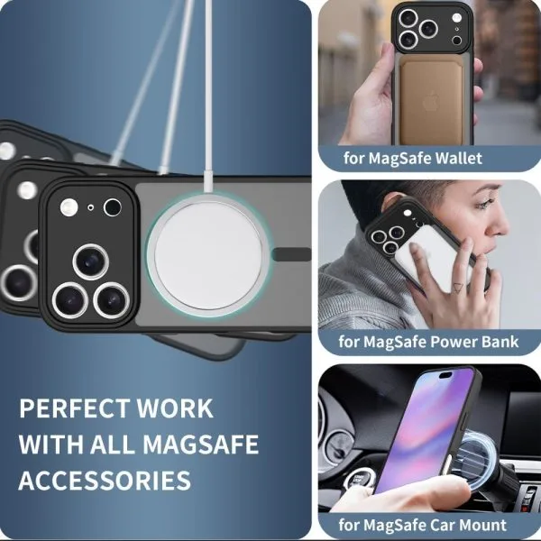 Θήκη iPhone 17 Pro Tech-Protect BasicMag MagSafe Matte Deep Blue - Image 7