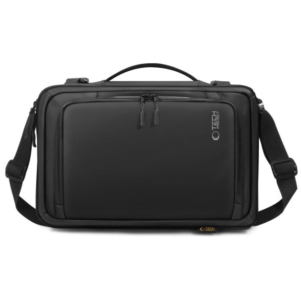 TECH-PROTECT DEFENDER S50 RYANAIR & WIZZAIR TRAVEL LAPTOP CABIN BACKPACK 20L 40x20x25 BLACK - Image 3