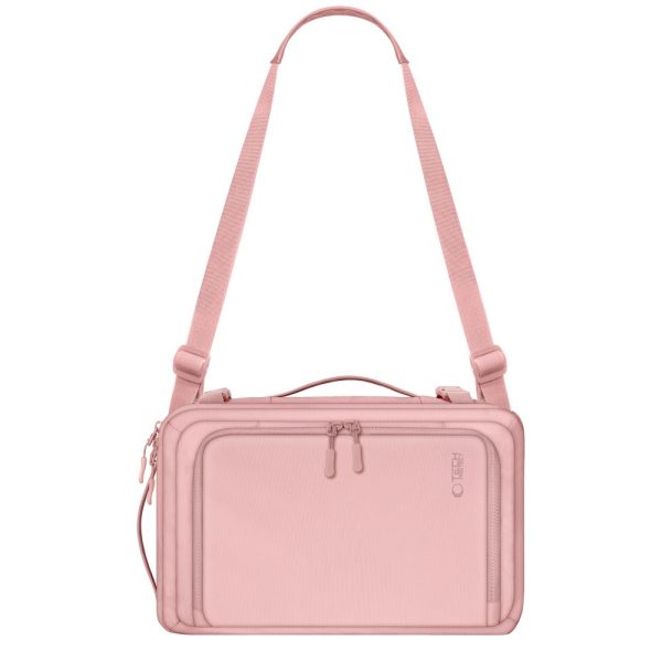 TECH-PROTECT DEFENDER S50 RYANAIR & WIZZAIR TRAVEL LAPTOP CABIN BACKPACK 20L 40x20x25 DUSTY PINK - Image 4