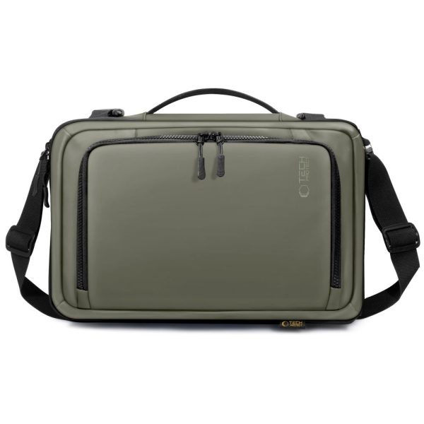 TECH-PROTECT DEFENDER S50 RYANAIR & WIZZAIR TRAVEL LAPTOP CABIN BACKPACK 20L 40x20x25 OLIVE GREEN - Image 3