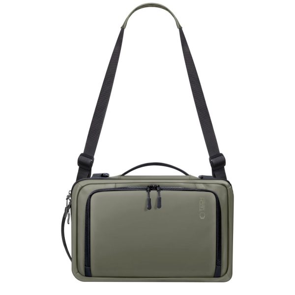 TECH-PROTECT DEFENDER S50 RYANAIR & WIZZAIR TRAVEL LAPTOP CABIN BACKPACK 20L 40x20x25 OLIVE GREEN - Image 4