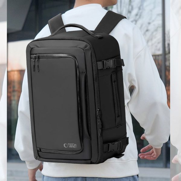TECH-PROTECT DEFENDER S50 RYANAIR & WIZZAIR TRAVEL LAPTOP CABIN BACKPACK 20L 40x20x25 OLIVE GREEN - Image 9
