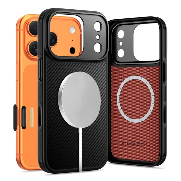 TECH-PROTECT KEVLAR ARAMID MAGSAFE IPHONE 17 PRO MAX BLACK - Image 9