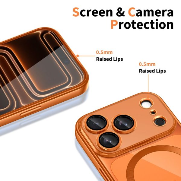 TECH-PROTECT MAGFLEX MAGSAFE IPHONE 17 PRO MAX SHINY COSMIC ORANGE - Image 4