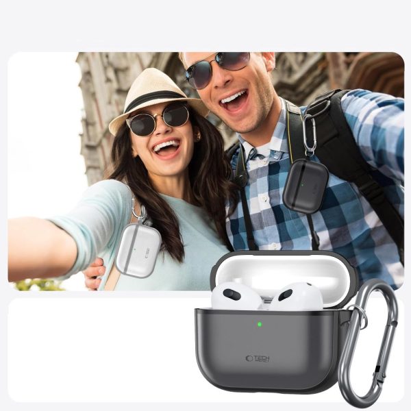 TECH-PROTECT MAGMAT APPLE AIRPODS PRO 3 MATTE BLACK - Image 7
