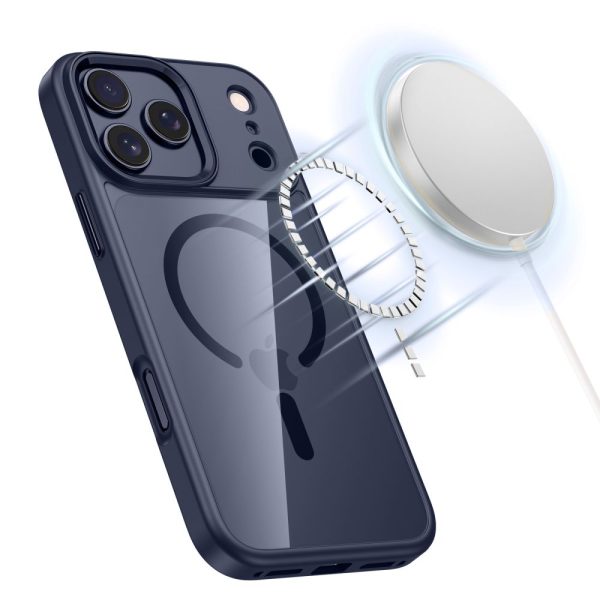 TECH-PROTECT MAGMAT MAGSAFE IPHONE 17 PRO DEEP BLUE/CLEAR - Image 2