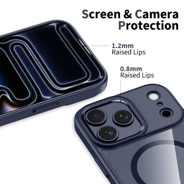 TECH-PROTECT MAGMAT MAGSAFE IPHONE 17 PRO DEEP BLUE/CLEAR - Image 3