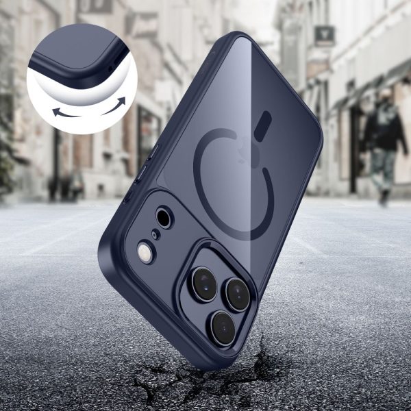 TECH-PROTECT MAGMAT MAGSAFE IPHONE 17 PRO DEEP BLUE/CLEAR - Image 5