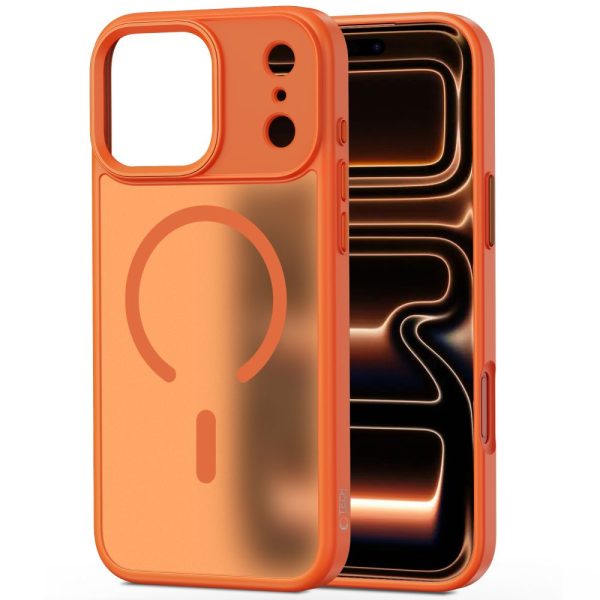 TECH-PROTECT MAGMAT MAGSAFE IPHONE 17 PRO MATTE COSMIC ORANGE - Image 2