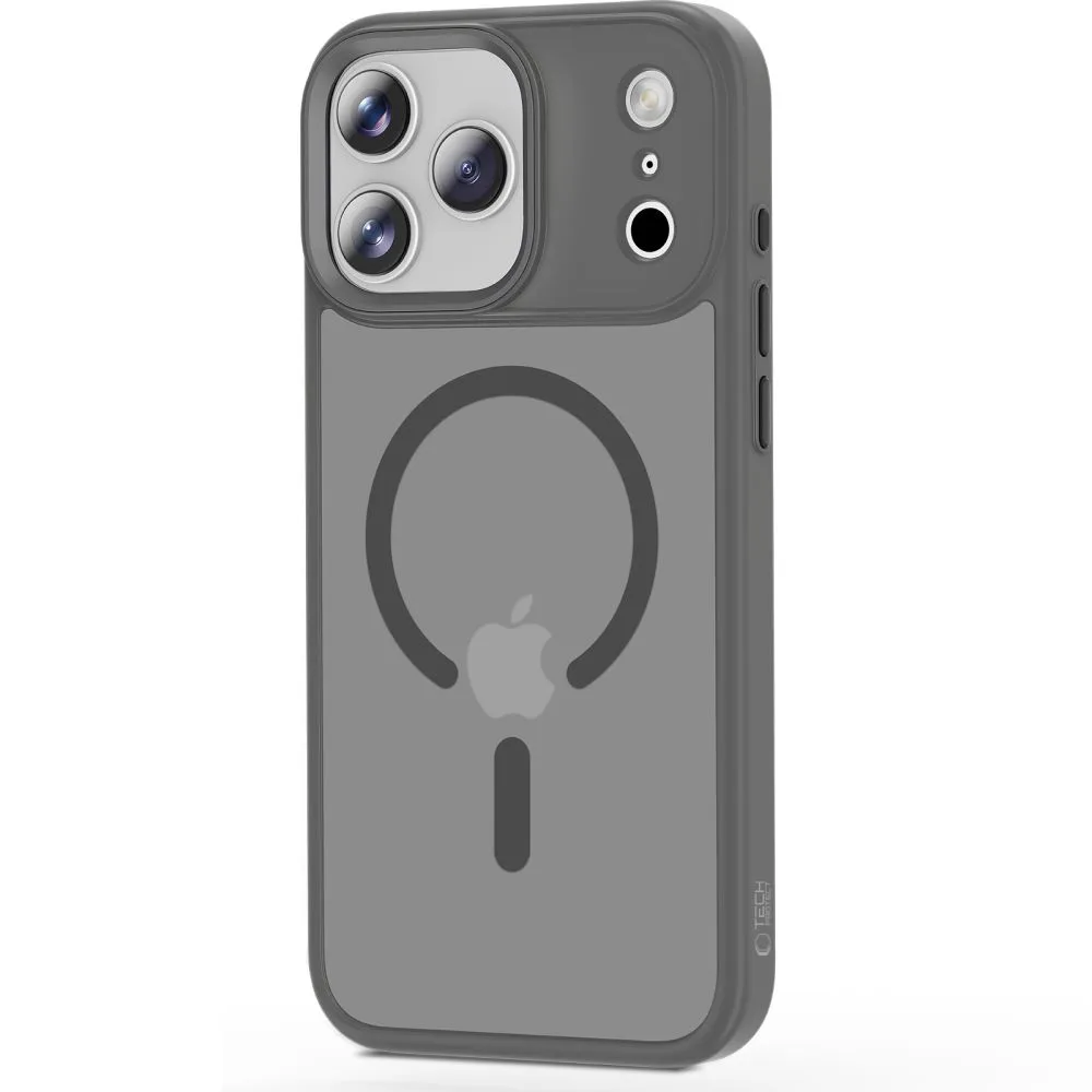 Θήκη iPhone 17 Pro Max Tech-Protect MagMat MagSafe Matte Crayon Grey - Image 2