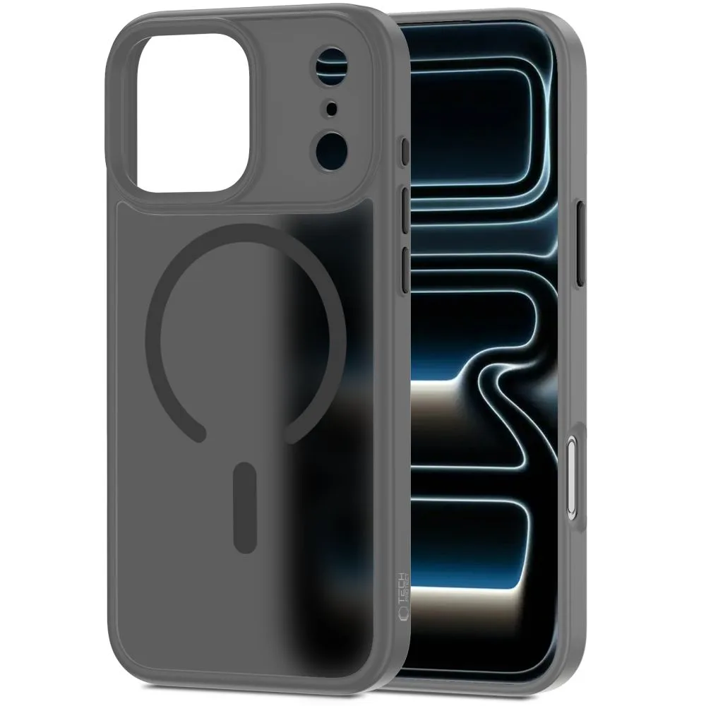 Θήκη iPhone 17 Pro Max Tech-Protect MagMat MagSafe Matte Crayon Grey - Image 3