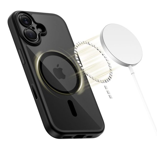 TECH-PROTECT MAGPEAK MAGSAFE CC IPHONE 17 BLACK/CLEAR - Image 3