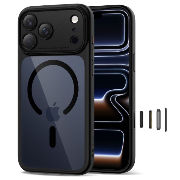 TECH-PROTECT MAGPEAK MAGSAFE CC IPHONE 17 PRO BLACK/CLEAR - Image 2