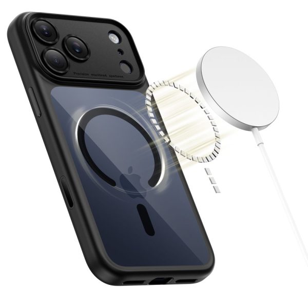 TECH-PROTECT MAGPEAK MAGSAFE CC IPHONE 17 PRO BLACK/CLEAR - Image 3