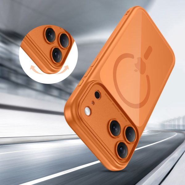 TECH-PROTECT MAGPEAK MAGSAFE CC IPHONE 17 PRO COSMIC ORANGE/CLEAR - Image 6
