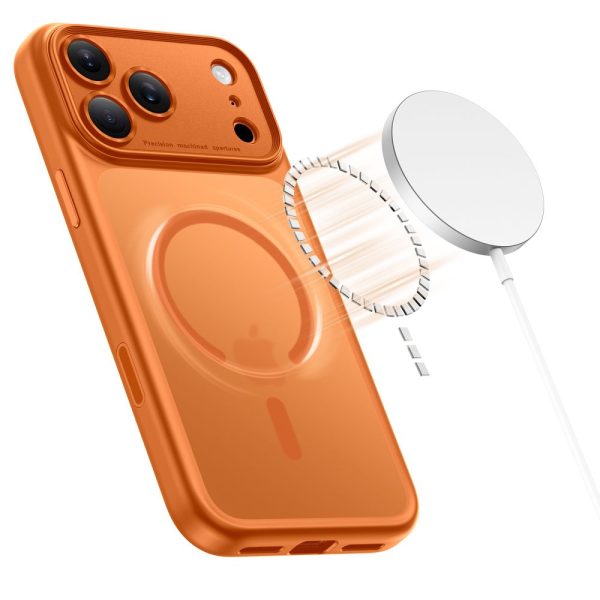 TECH-PROTECT MAGPEAK MAGSAFE CC IPHONE 17 PRO MATTE COSMIC ORANGE - Image 3