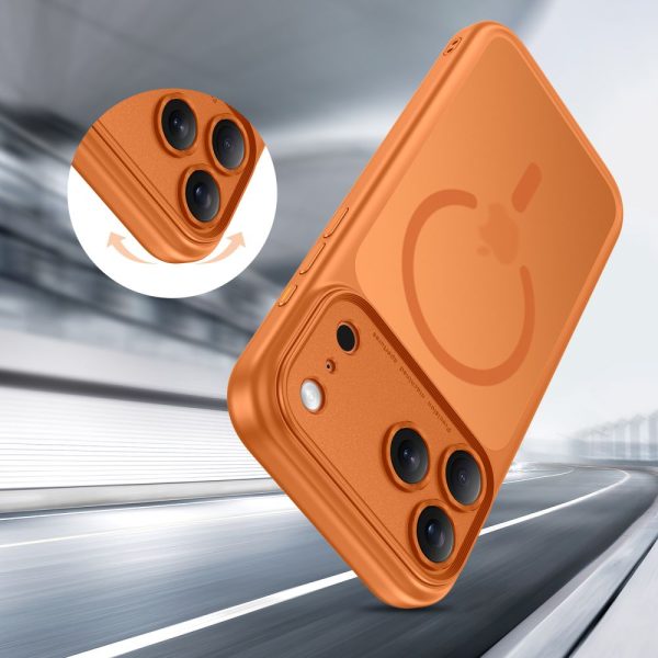 TECH-PROTECT MAGPEAK MAGSAFE CC IPHONE 17 PRO MATTE COSMIC ORANGE - Image 6