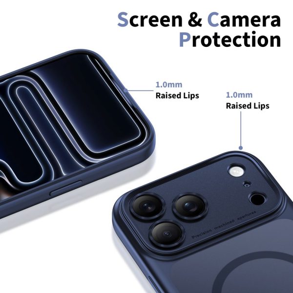 TECH-PROTECT MAGPEAK MAGSAFE CC IPHONE 17 PRO MAX MATTE DEEP BLUE - Image 4