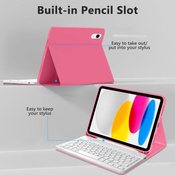 TECH-PROTECT SC PEN + KEYBOARD IPAD 10/11 GEN. MAGENTA - Image 4