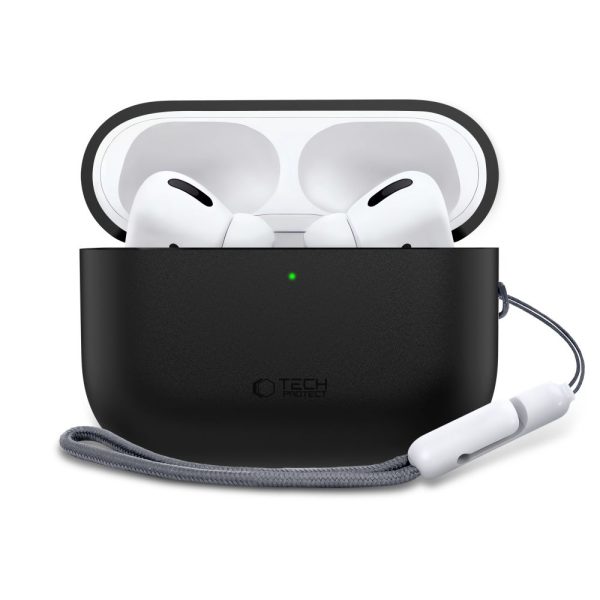 TECH-PROTECT SILICONE APPLE AIRPODS PRO 3 BLACK - Image 2
