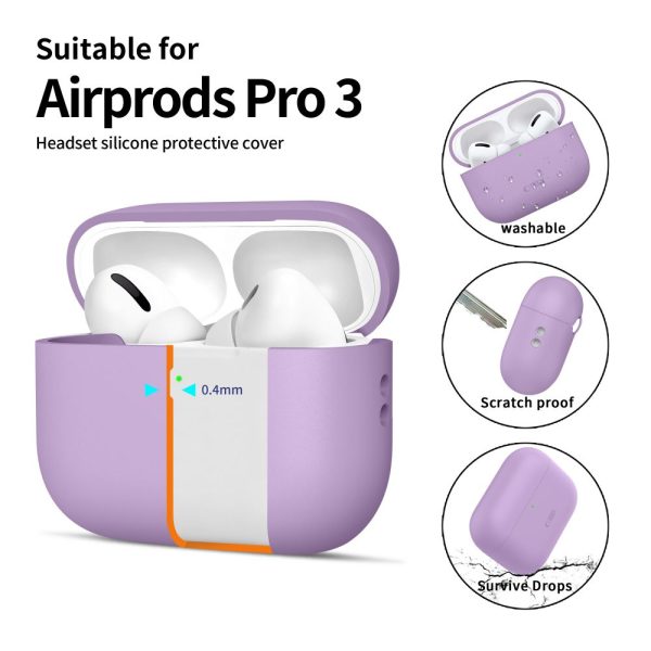 TECH-PROTECT SILICONE APPLE AIRPODS PRO 3 LAVENDER - Image 4