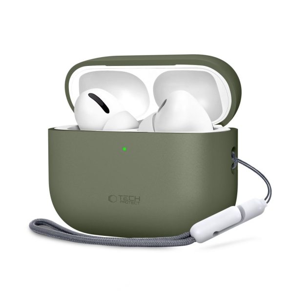 TECH-PROTECT SILICONE APPLE AIRPODS PRO 3 OLIVE GREEN