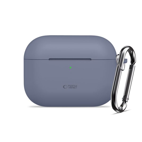 TECH-PROTECT SILICONE HOOK APPLE AIRPODS PRO 3 BABY BLUE - Image 2