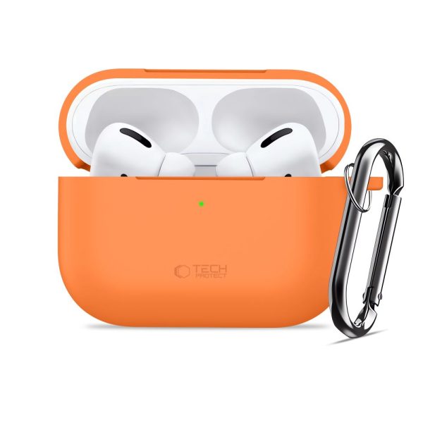 TECH-PROTECT SILICONE HOOK APPLE AIRPODS PRO 3 COSMIC ORANGE - Image 3