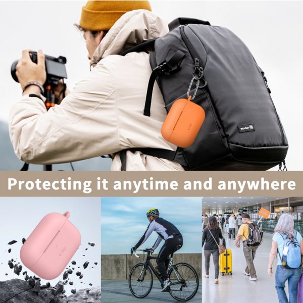 TECH-PROTECT SILICONE HOOK APPLE AIRPODS PRO 3 COSMIC ORANGE - Image 8