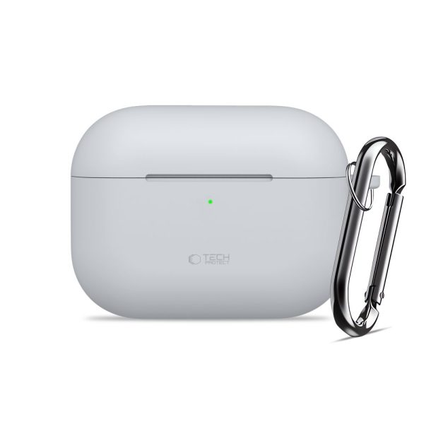 TECH-PROTECT SILICONE HOOK APPLE AIRPODS PRO 3 CRAYON GREY - Image 2