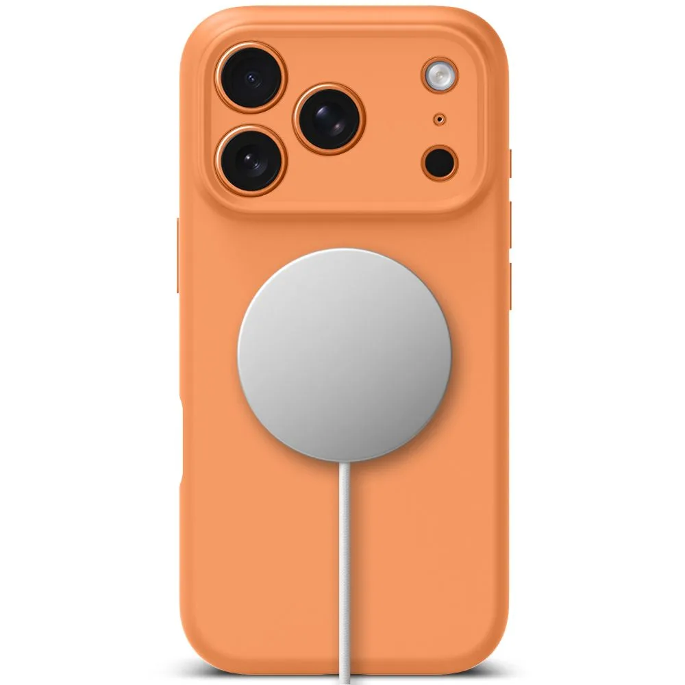 Θήκη iPhone 17 Pro Max Tech-Protect Silicone MagSafe Cosmic Orange - Image 3