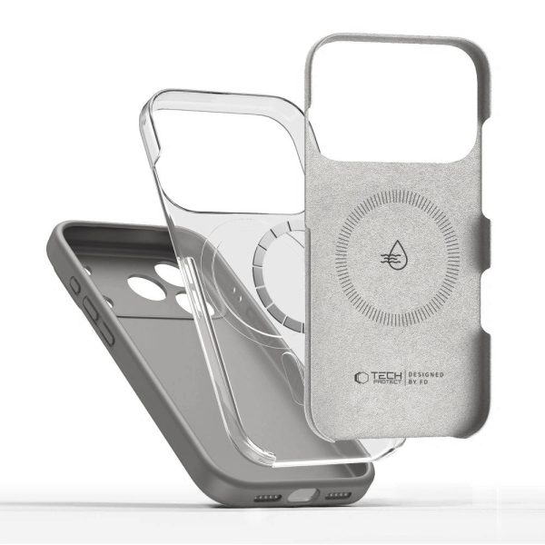TECH-PROTECT SILICONE MAGSAFE IPHONE 17 PRO MAX DARK GREY - Image 2