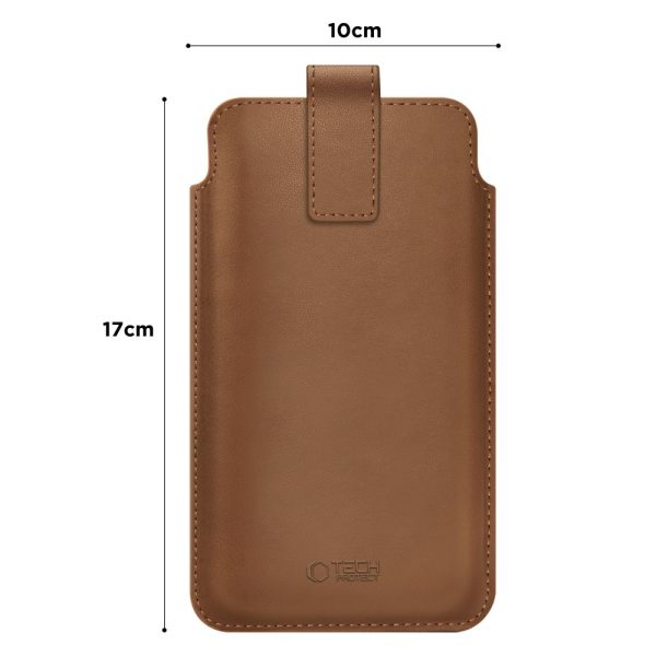 Θήκη Tech-Protect SM65 Universal Pouch 6.0"-6.9" Brown - Image 2
