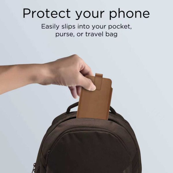 Θήκη Tech-Protect SM65 Universal Pouch 6.0"-6.9" Brown - Image 5
