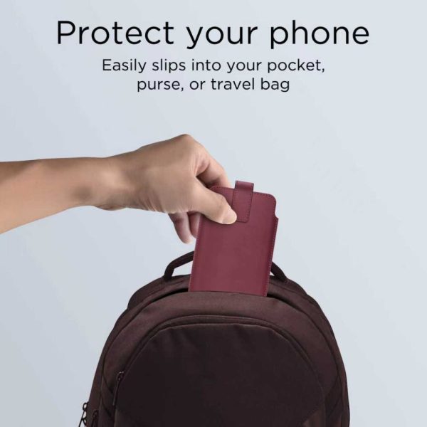 Θήκη Tech-Protect SM65 Universal Pouch 6.0"-6.9" Mulberry - Image 5