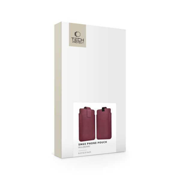 Θήκη Tech-Protect SM65 Universal Pouch 6.0"-6.9" Mulberry - Image 6