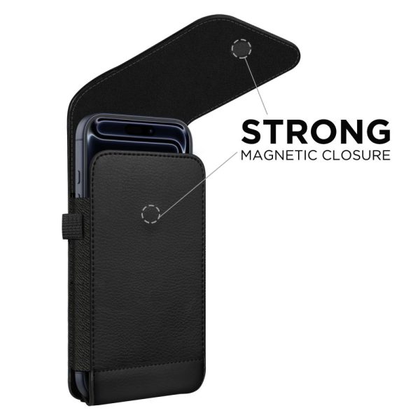 TECH-PROTECT SM75 UNIVERSAL PHONE HOLSTER POUCH 5.8-6.8 INCH BLACK - Image 4