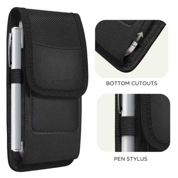 TECH-PROTECT SM85 UNIVERSAL PHONE HOLSTER POUCH 5.8-6.8 INCH BLACK - Image 2