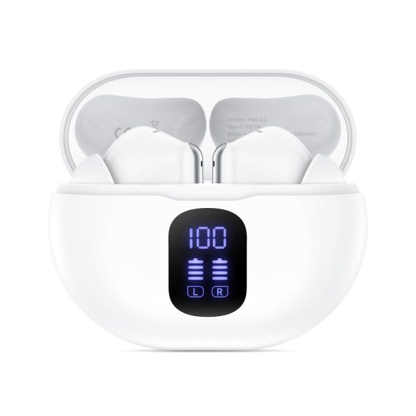TECH-PROTECT ULTRABOOST TWS EARPHONE PRO G2 WHITE - Image 3